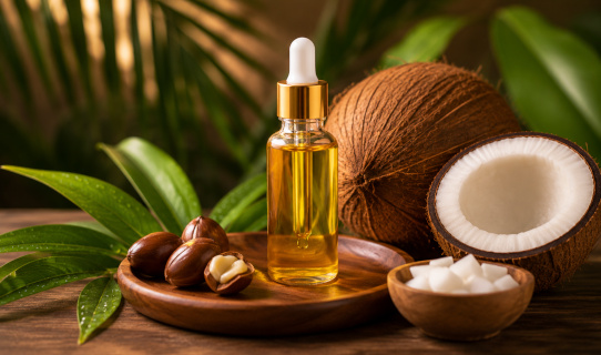 Huiles naturelles 100 pour cent pures et soins KOKOLUX de qualité