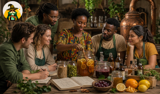 Apprentissage des techniques artisanales de fermentation et boissons naturelles