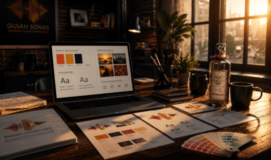 Création de chartes graphiques professionnelles et cohérence visuelle