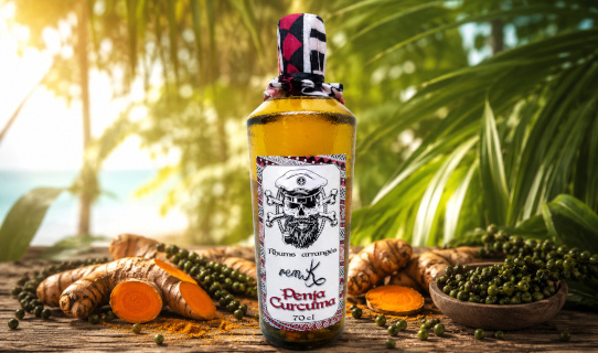 Rhum arrangé poivre de Penja et curcuma aux épices africaines